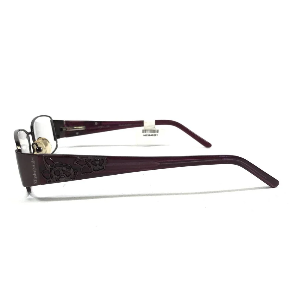 Elizabeth Arden EA 111-3 Eyeglasses Frames Purple Rectangular Full Rim 51-17-130